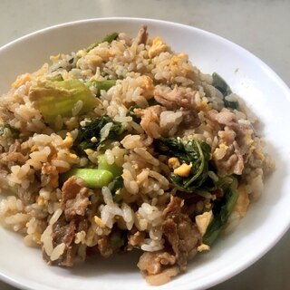 野沢菜炒飯